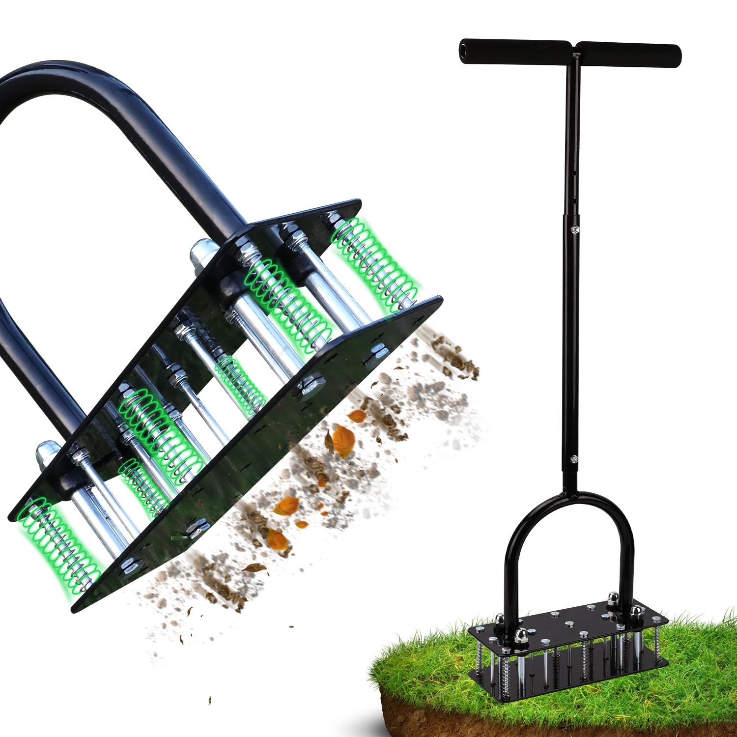 Lawn Aerator - Automatic, Self-Cleaning Lawn Aerator