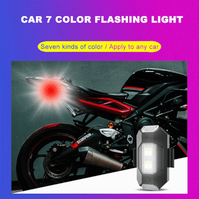 Color LED Glow - Give your vehicle a stunning flair with safety and a style that turns heads
