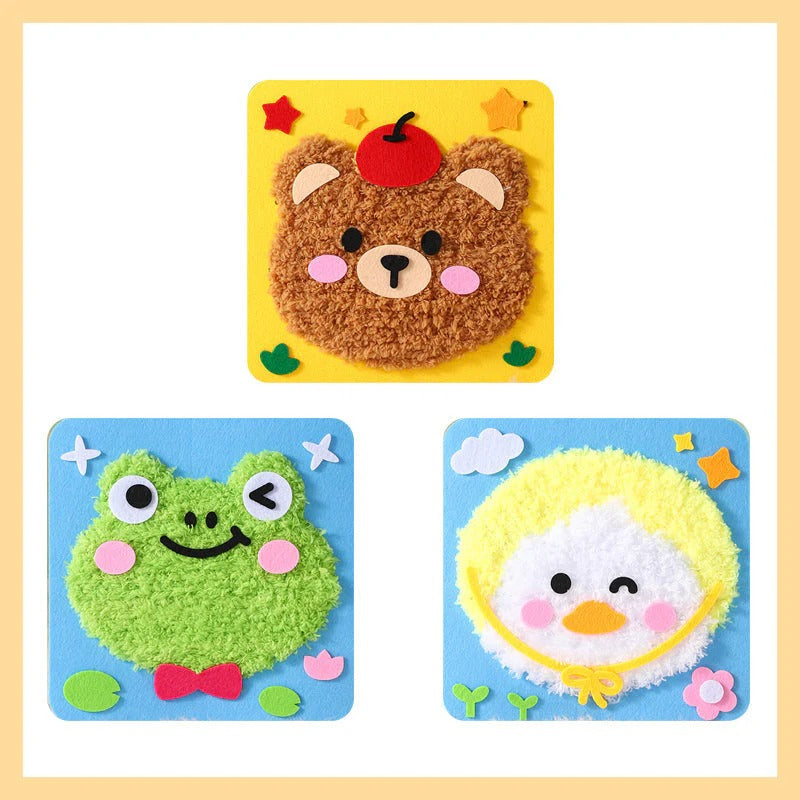 Fuzzy Drawings - Set for Crafting a Stick Puppet