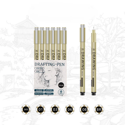 TraceDrawings - Relaxing Coloring Book with Ink Drawings