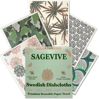 DischaCloths - Ultra-absorbent Dish Towel Set