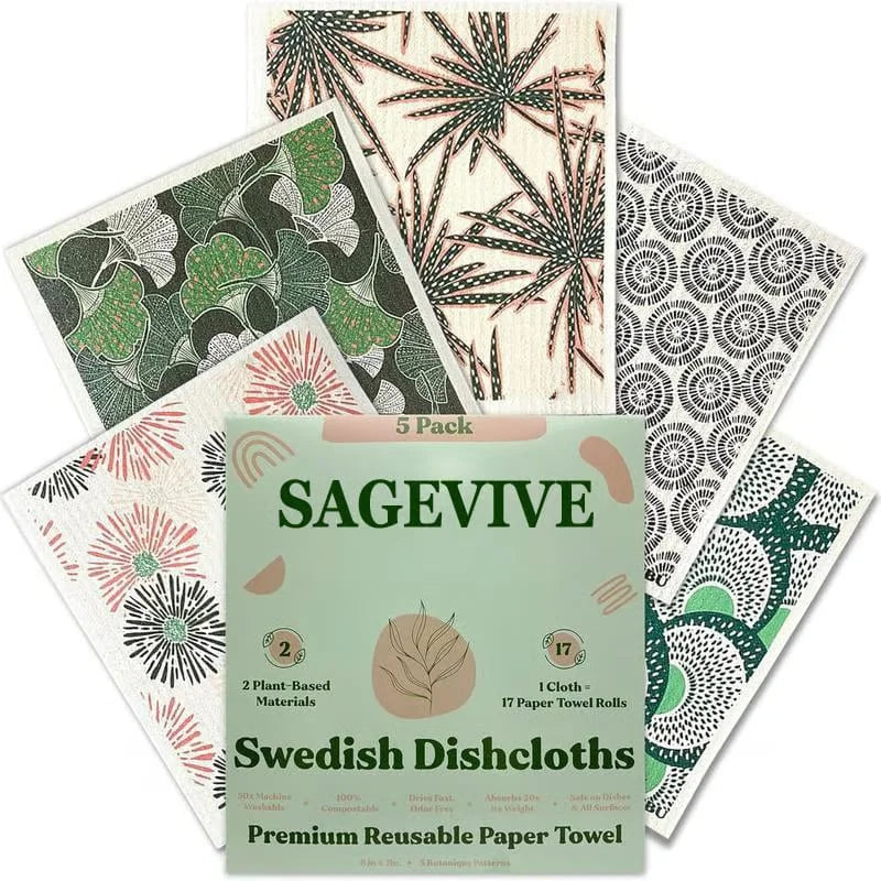 DischaCloths - Ultra-absorbent Dish Towel Set