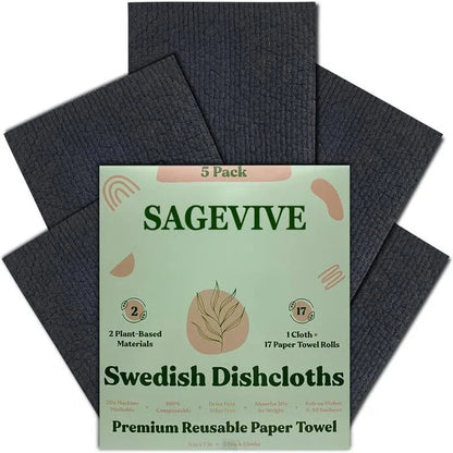 DischaCloths - Ultra-absorbent Dish Towel Set