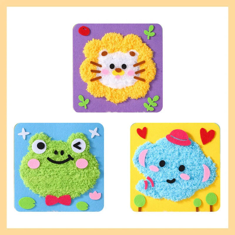 Fuzzy Drawings - Set for Crafting a Stick Puppet