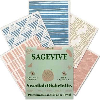 DischaCloths - Ultra-absorbent Dish Towel Set
