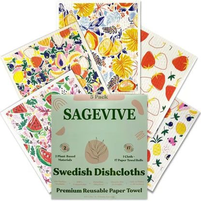 DischaCloths - Ultra-absorbent Dish Towel Set