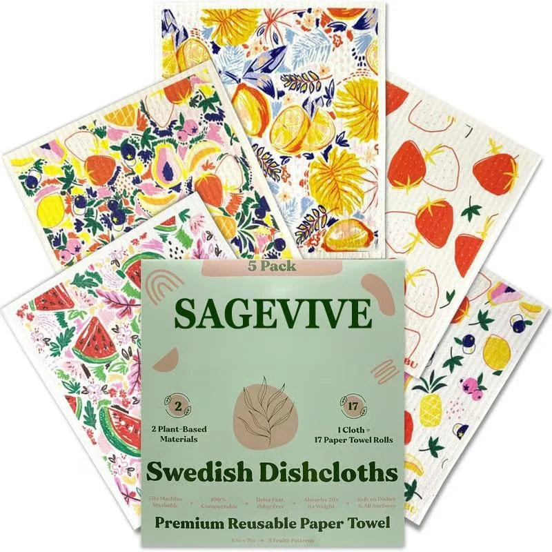 DischaCloths - Ultra-absorbent Dish Towel Set