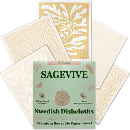 DischaCloths - Ultra-absorbent Dish Towel Set