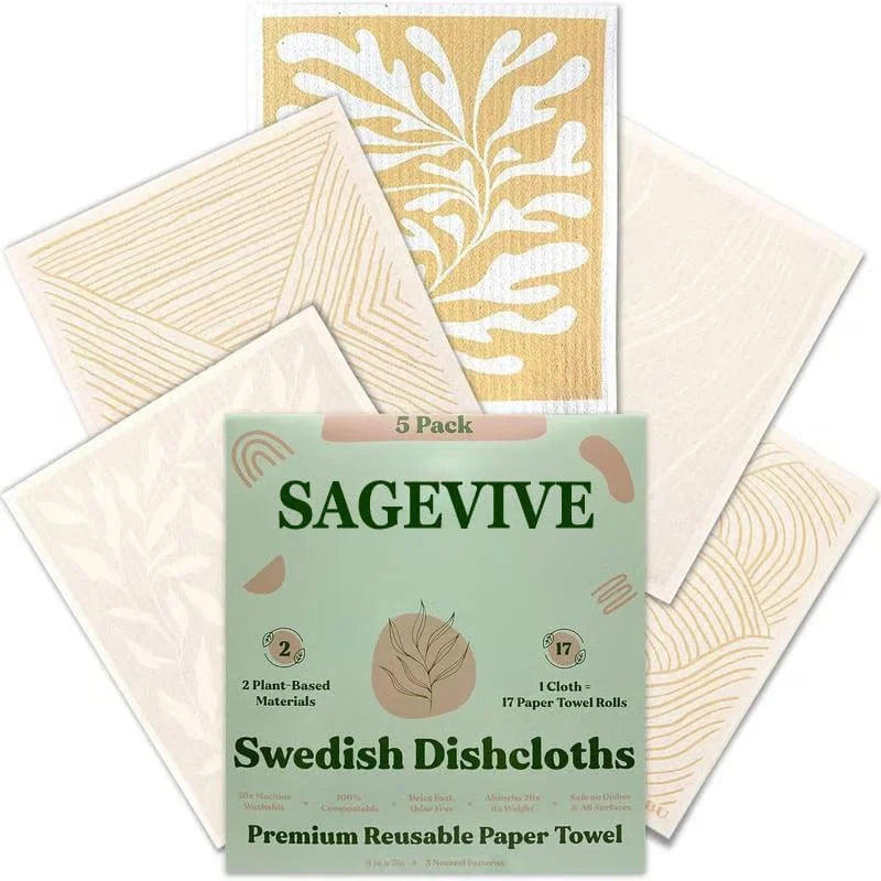 DischaCloths - Ultra-absorbent Dish Towel Set