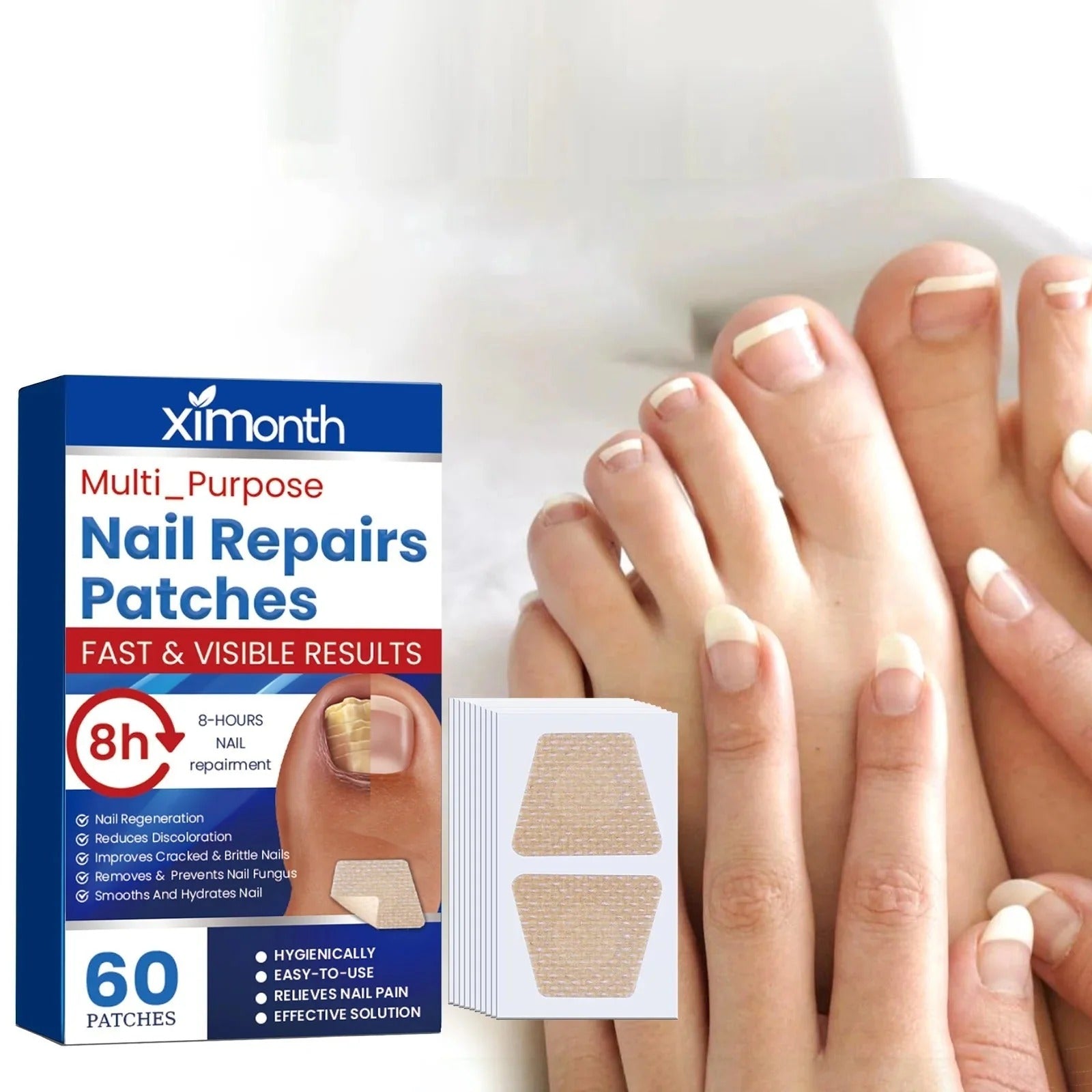 Nail Patches - Patches for Treating Nail Fungus [60 pieces]