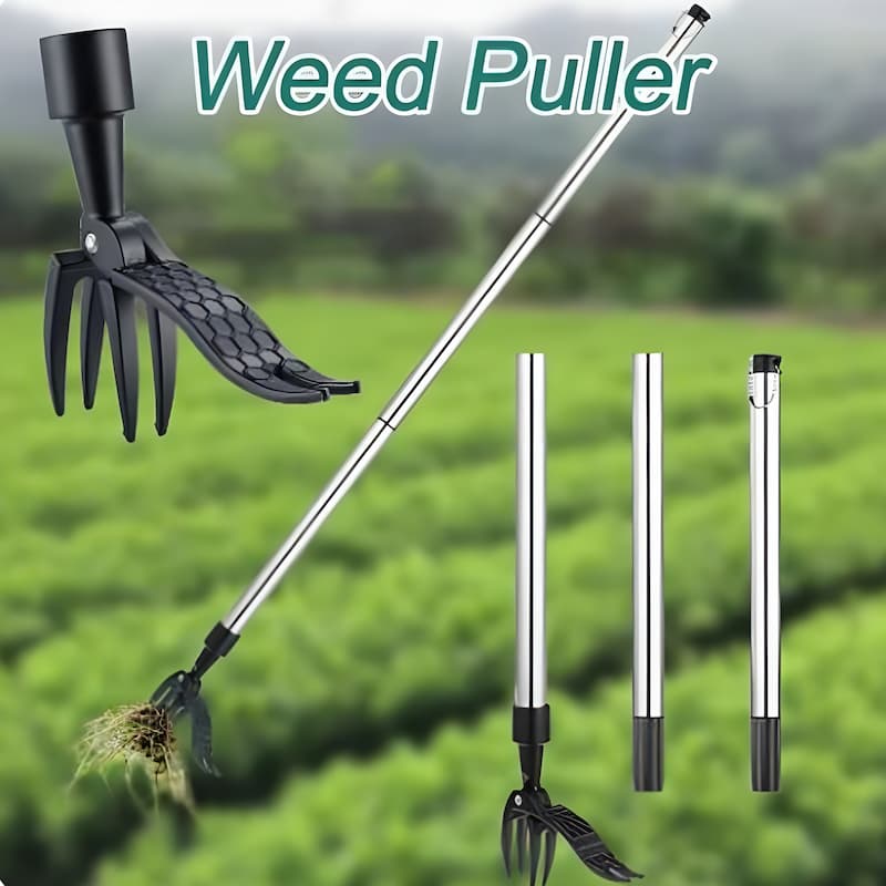 Weed Puller - End Your Back Pain and Effortlessly Win the Battle Against Weeds – While Standing