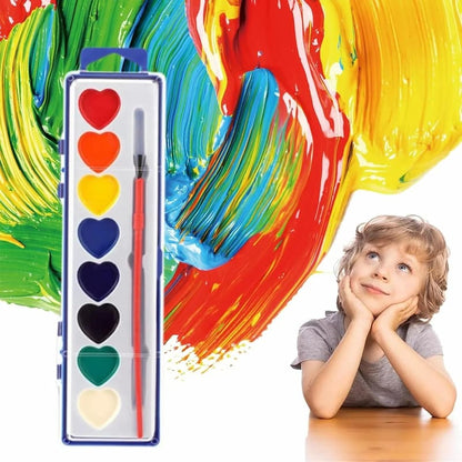 Heart Paint - Mini Watercolor Paint Set