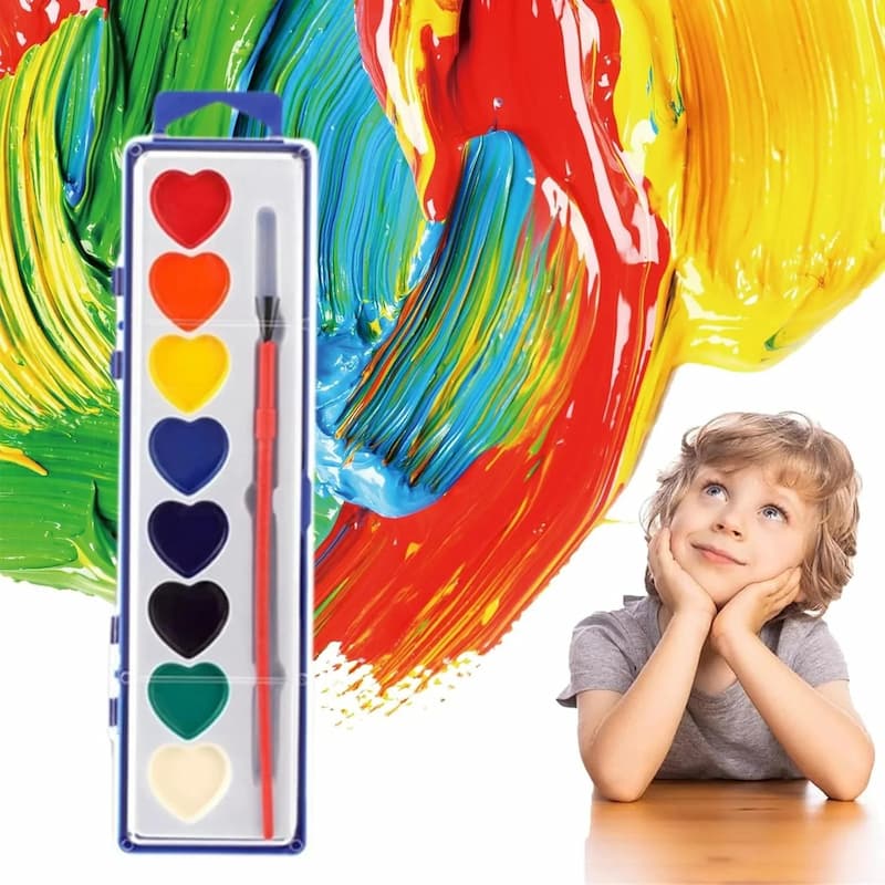Heart Paint - Mini Watercolor Paint Set