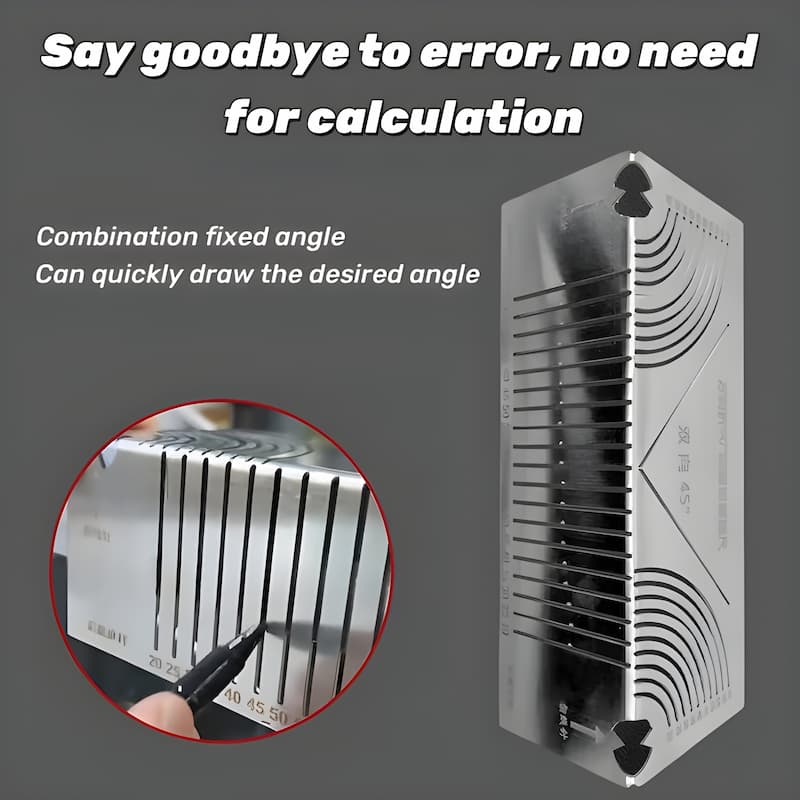 CutGuide - Stainless Steel Marking and Measuring Gauge