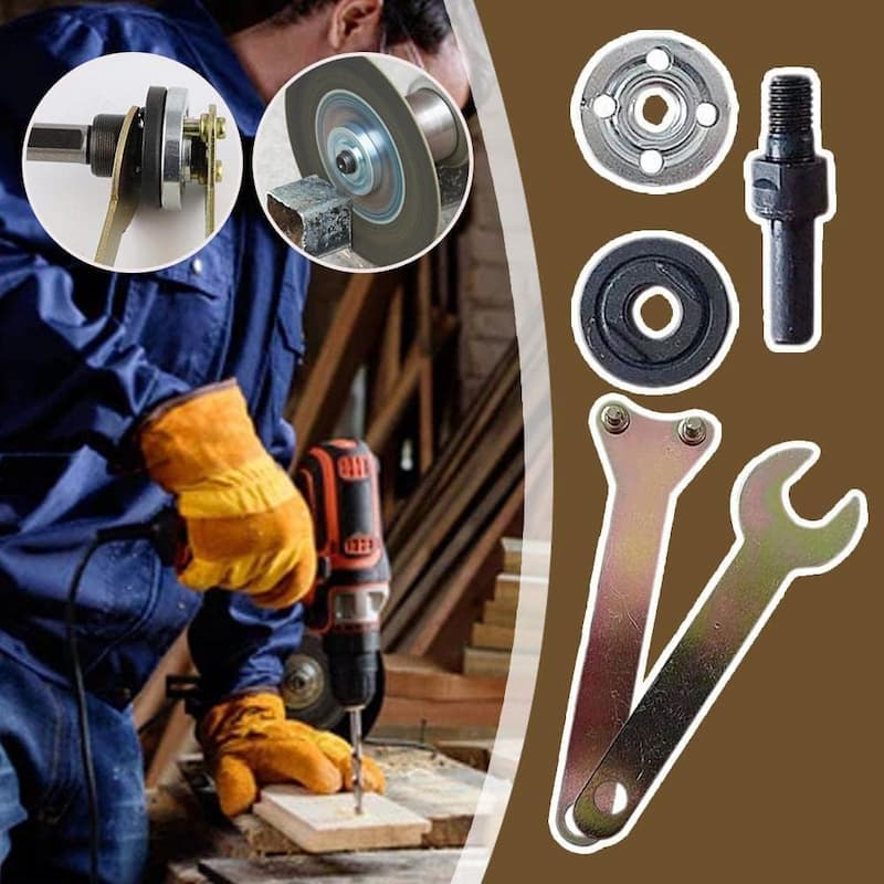 Drill Converter - Transform Your Drill into a Tool Compatible with Any Grinding Attachment