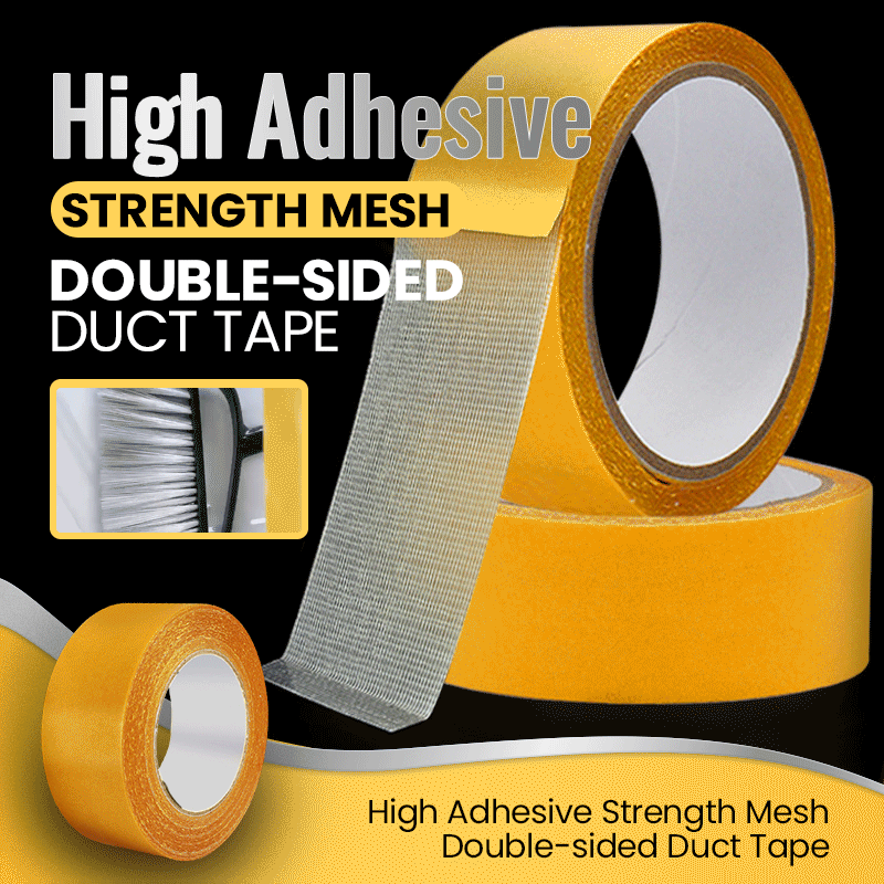 Double-Sided Tape with Fiber Mesh for Extra Strength