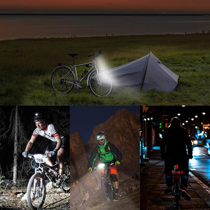 Bicycle LED Bar - Bicycle Light LED 1400 Lumens – USB Rechargeable and Waterproof