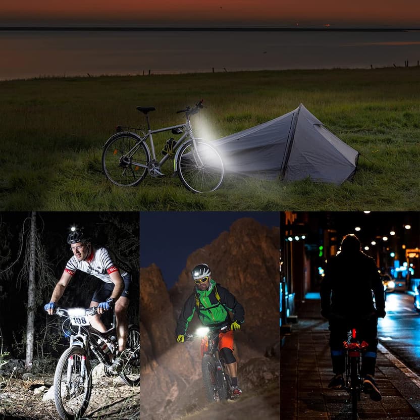 Bicycle LED Bar - Bicycle Light LED 1400 Lumens – USB Rechargeable and Waterproof