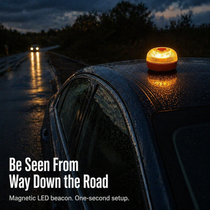 Pulse Light - Stick it on your roof and illuminate the roadside in seconds