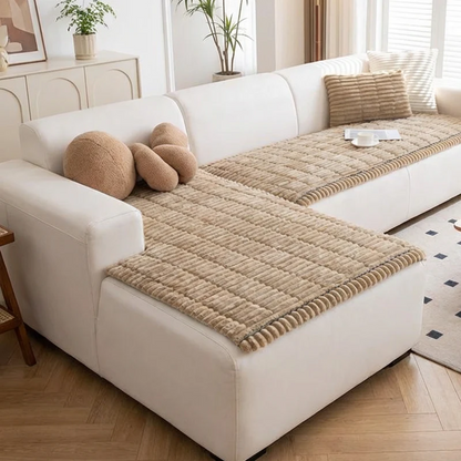 Sofa Mat - Quilted Cord Sofa Cushion | Ideal for Pets