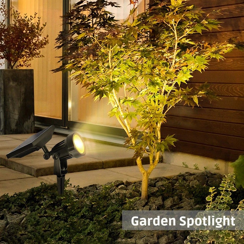 Garden Spotlight - Solar-Powered Garden Spotlight