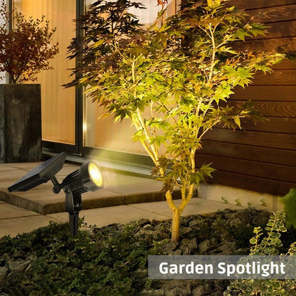 Garden Spotlight - Solar-Powered Garden Spotlight