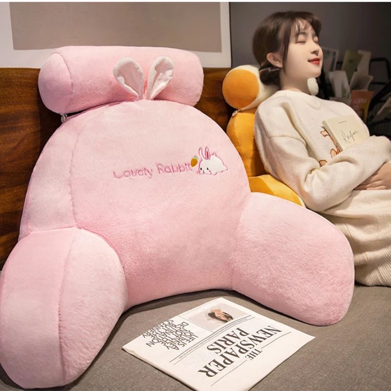 SupportHugger - Back Support Pillow. Jagged Lumbar Cushion for Sofa & Bed