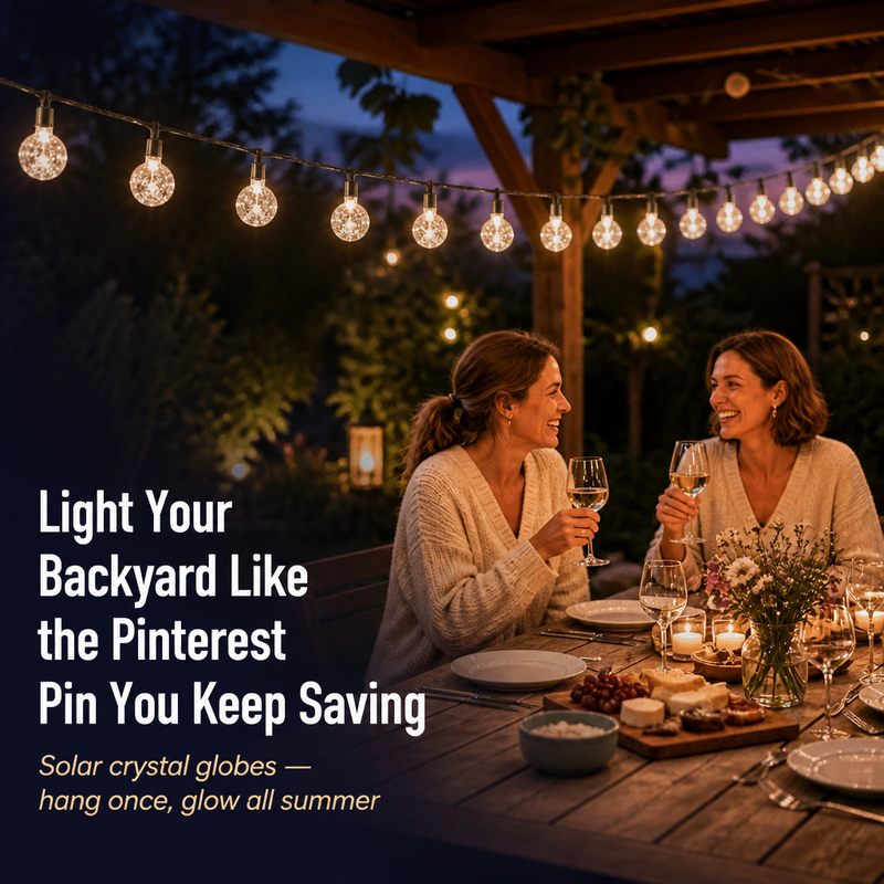 String Bulbs - Illuminate your garden just like the Pinterest pin you keep saving