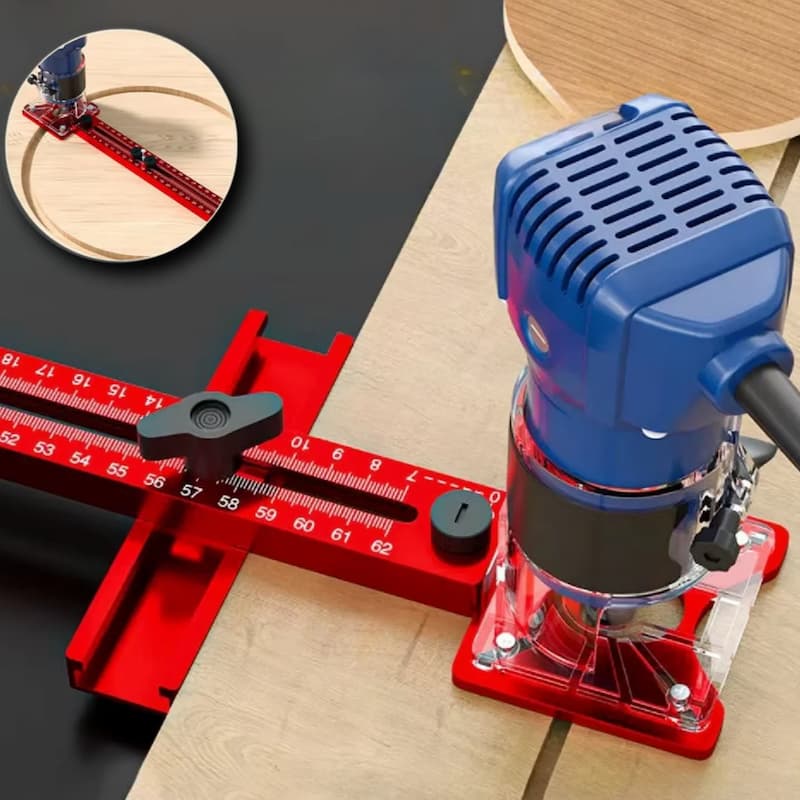 Router Guide - 3-in-1 Routing Rail for Routers