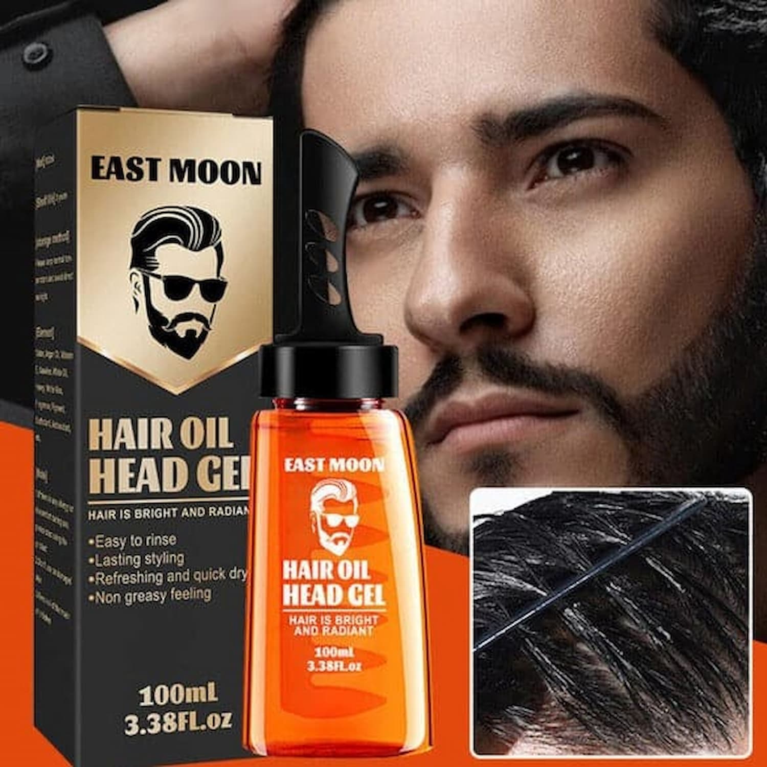 One-Step Hair Styling with this Hair Oil Gel Comb