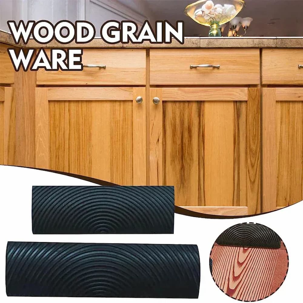 Realistic Wood Grain Tool Set for Staining Wood