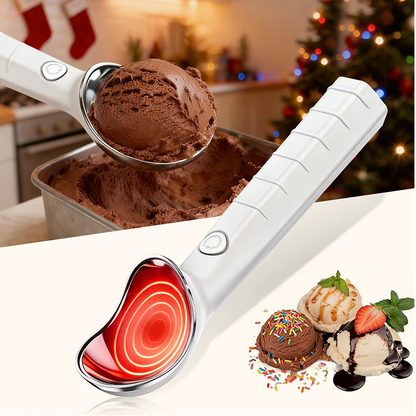 Heated Ice Cream Spoon - Scooping ice cream has never been easier!