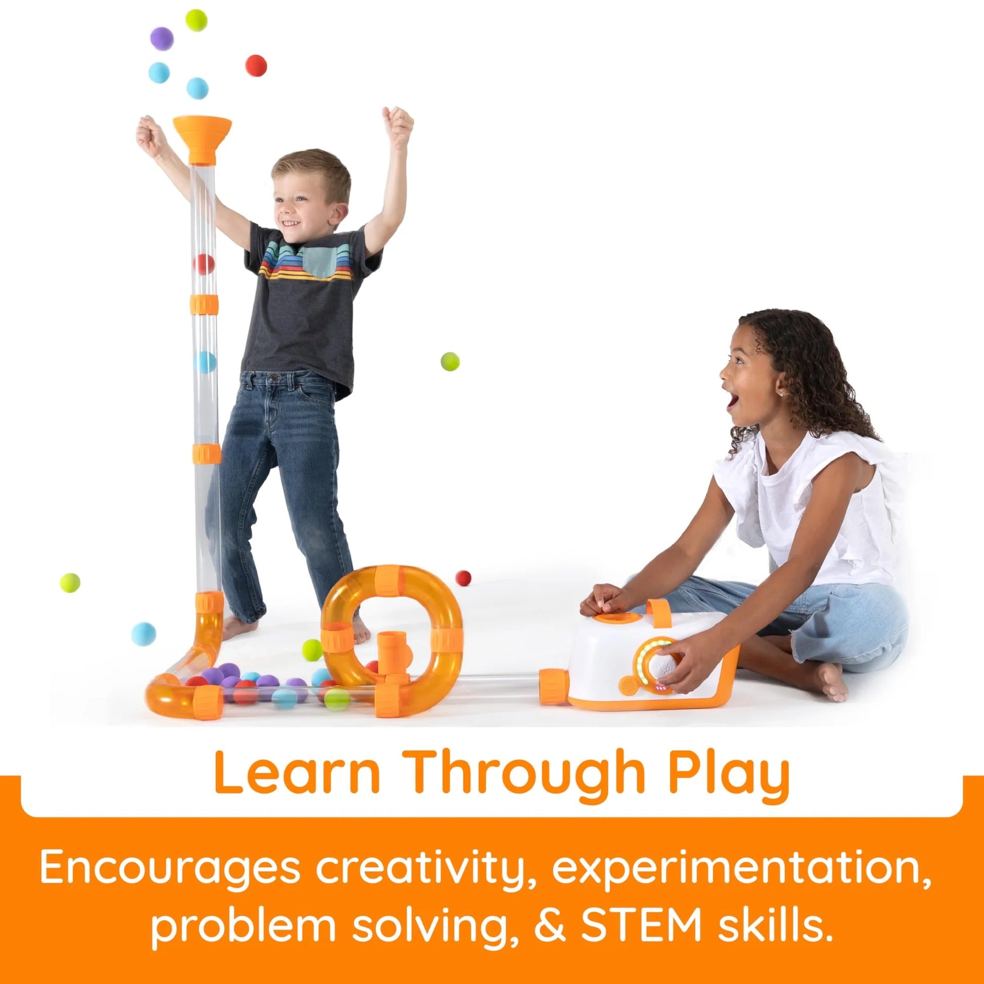 Ball Tube - Infinite Air-Flow Building System | Modular STEM Toy for Creative Minds