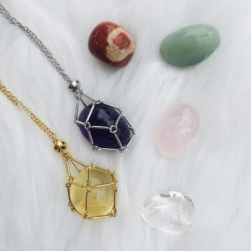 EnergyPendant - Interchangeable Crystal Stone Necklace for a Radiant Style and Inner Harmony