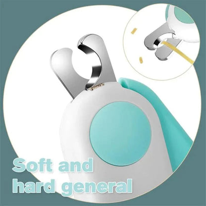 Cat Nail Clipper with LED for Precise Cutting