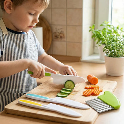 Kids Cooking Knife - Ignite Your Child's Confidence and Creativity with Every Safe Cut