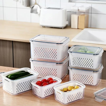 Fresh Containers - Easy Drain Food Containers