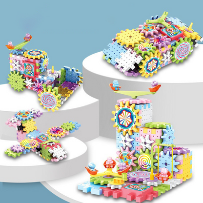 Gear Builder - Montessori Building Blocks
