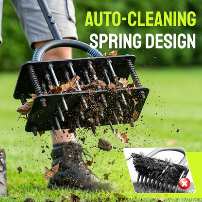 Lawn Aerator - Automatic, Self-Cleaning Lawn Aerator
