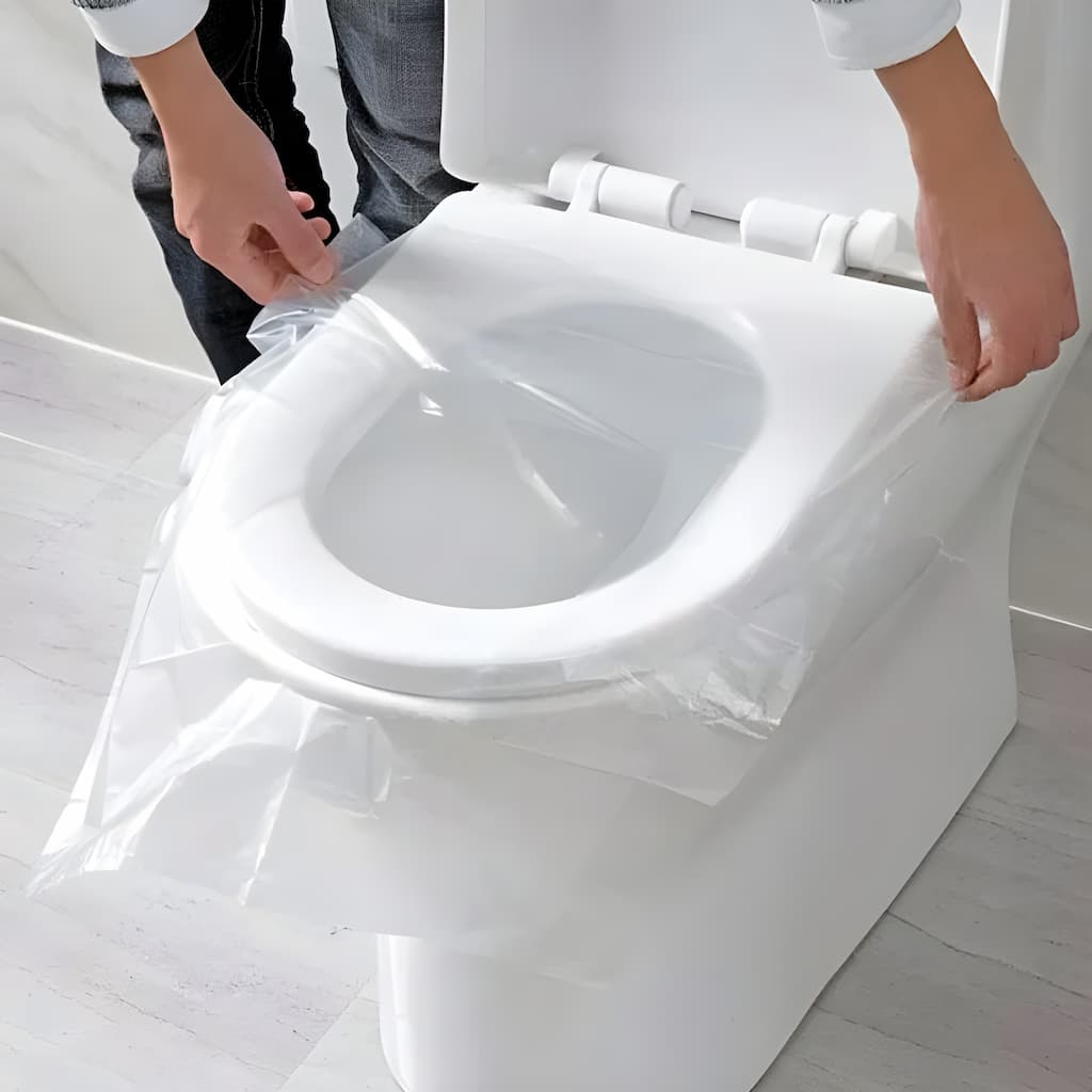 HygeneCover - Personal Toilet Seat Cover for On-the-Go [50 Pieces]