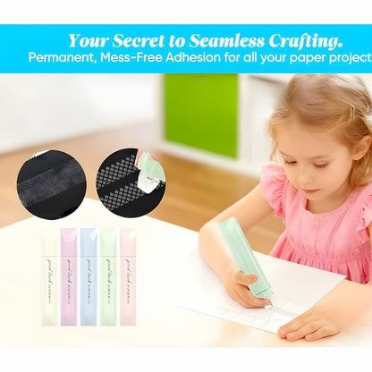 Tape Roller - Clean Double-Sided Tape Roller for Crafters