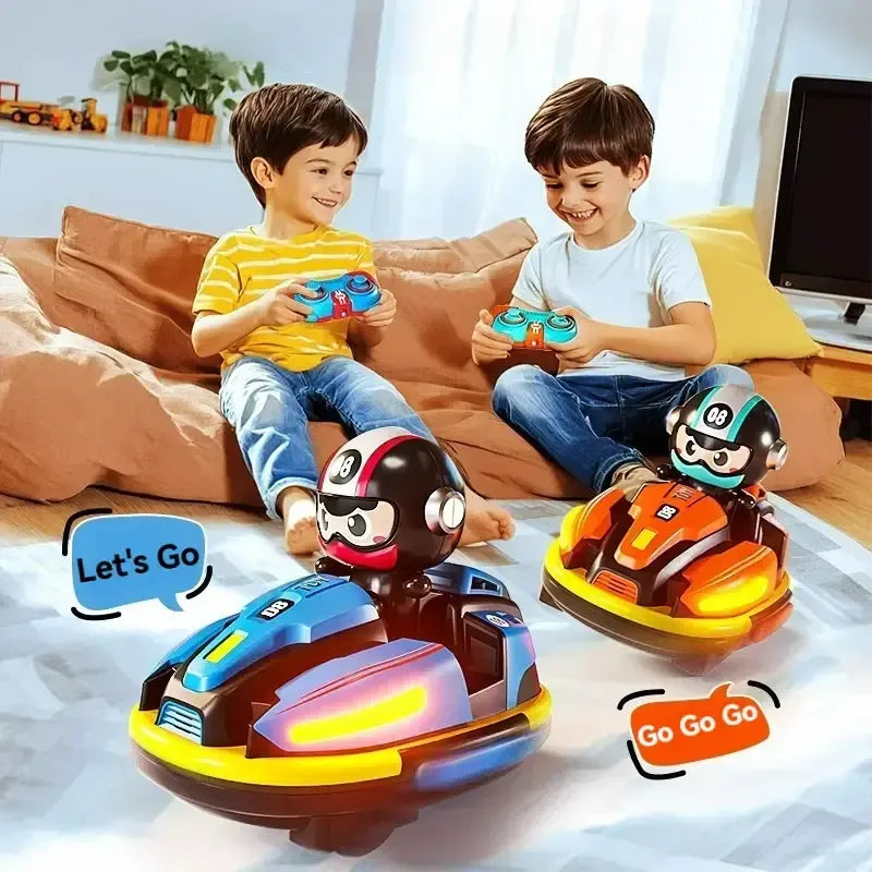 Bumper Car RC - 2.4 GHz Remote-Controlled Bumper Car Game for Two Players