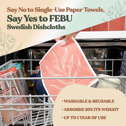 DischaCloths - Ultra-absorbent Dish Towel Set