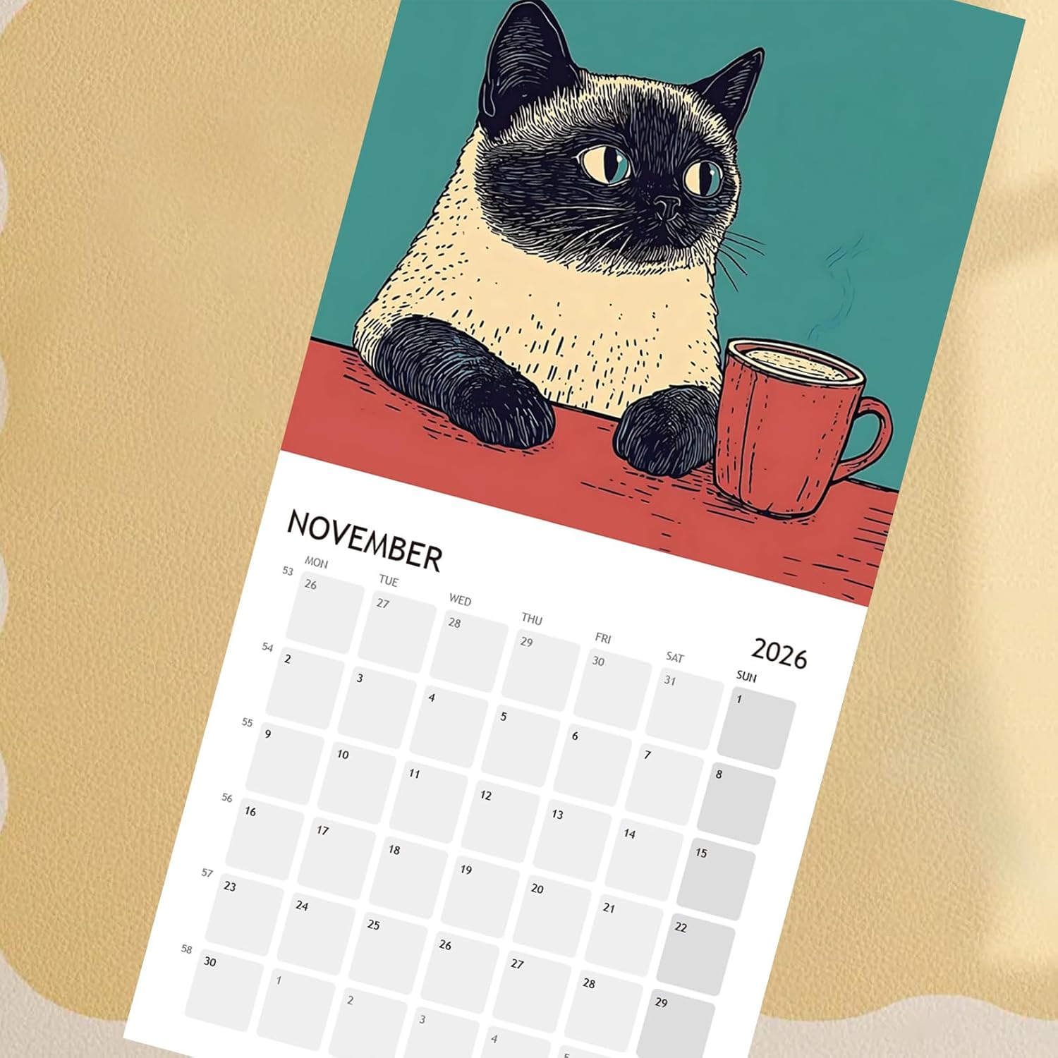 MeowCalander - Cat Coffee Moments Calendar