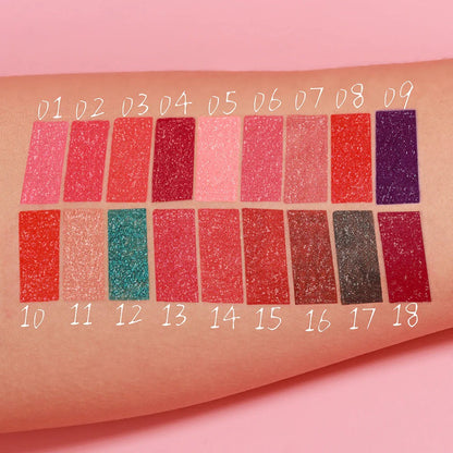 18 Shades Sparkle Lipgloss Collection