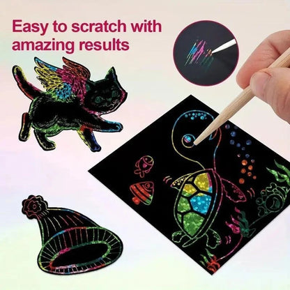 ScratchNotes - 100-piece Creative Toy Set