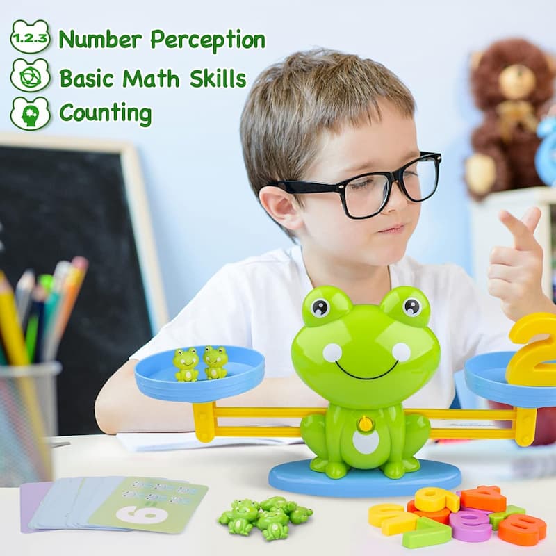 NumberScale - Frog Balance Toy Set