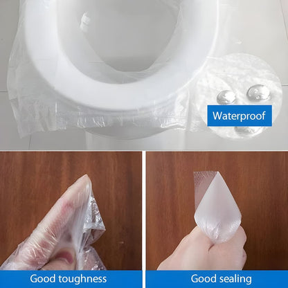 HygeneCover - Personal Toilet Seat Cover for On-the-Go [50 Pieces]