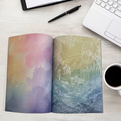 TraceDrawings - Relaxing Coloring Book with Ink Drawings