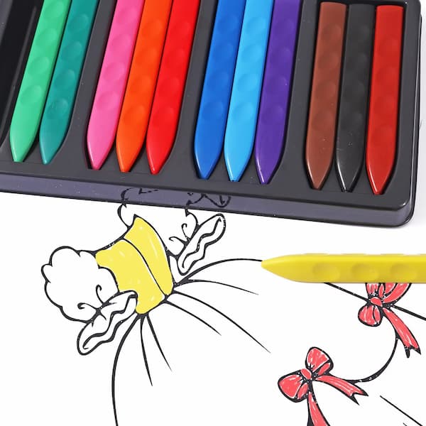 Rainbow Colors - Waterproof Organic Wax Crayons (48 Colors)